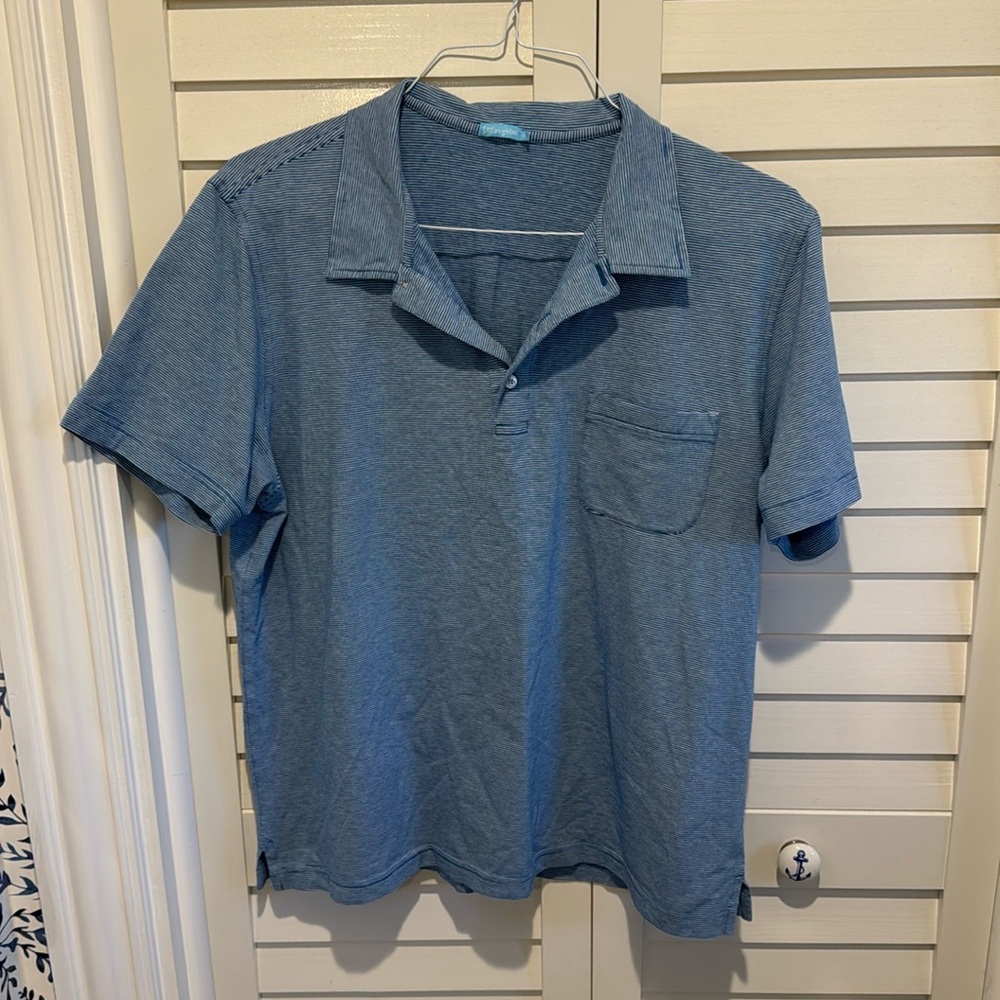 J McLaughlin Men’s Collared Short Sleeve Polo Shirt